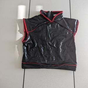 Pretty Little Thing Vinyl Crop Top